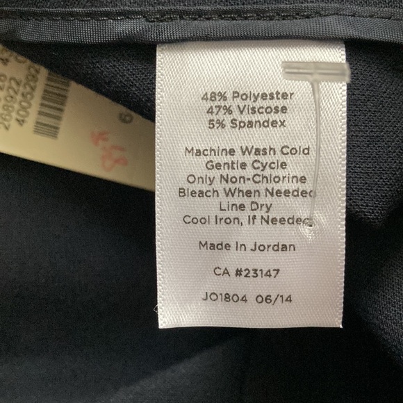 NWT Talbots CURVY Navy straight leg pants - Picture 8 of 8